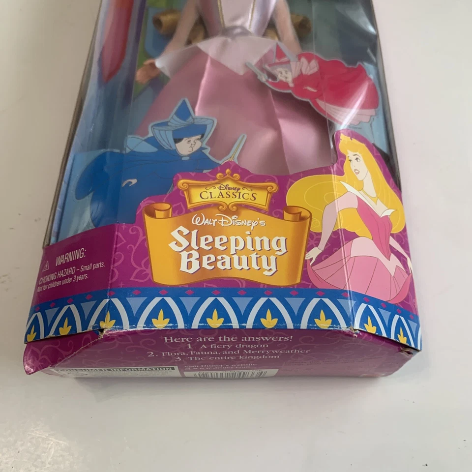 1999 КЛАССИКА DISNEY ПРИНЦЕССА АВРОРА СПЯЩАЯ КРАСАВИЦА ЛЮБИМАЯ Коробка Повреждение - Изображение 2 из 4