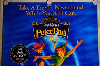 1998 Walt Disney Peter Pan Limited Edition Original VHS Movie