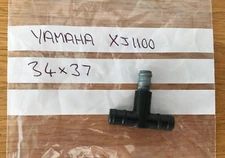 Yamaha Carburettor T piece joint connector 34 x 37,   XJ1100  See below 
