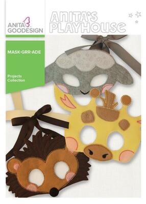 Mask-Grr-Ade Anita Goodesign Embroidery Machine Design CD NEW