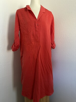 Soft Surroundings Coral Dress Sz M Ladies (b54) | eBay Soft Surroundings Coral Dress Sz M Ladies (b54) | eBay