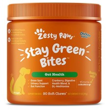 Dog Grass Saver Chews 90 Count Chicken Nutritional Supplement for Gut Health