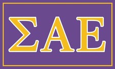 Sigma Alpha Epsilon SAE Fraternity Flag- Gree...