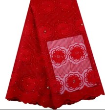 Hot Sale French Nigeria Lace Fabrics High Quality Tulle Lace Fabric for Wedding