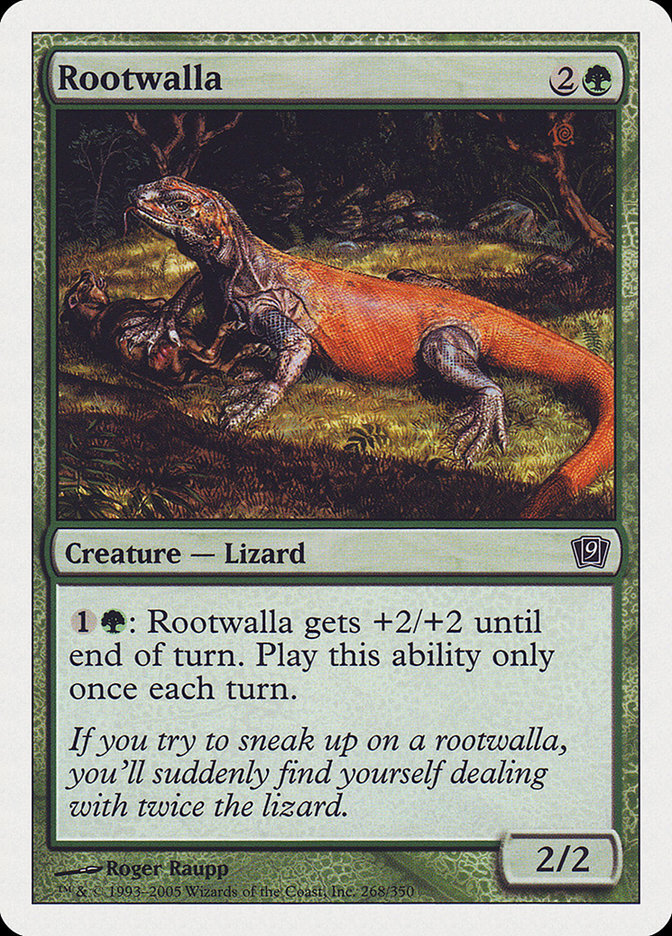 Magic the Gathering (mtg): 9ED: Rootwalla