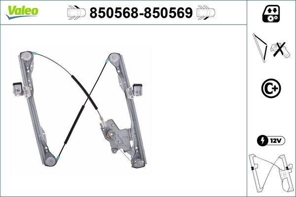 Valeo Fensterheber 850568 FüR Ford-image