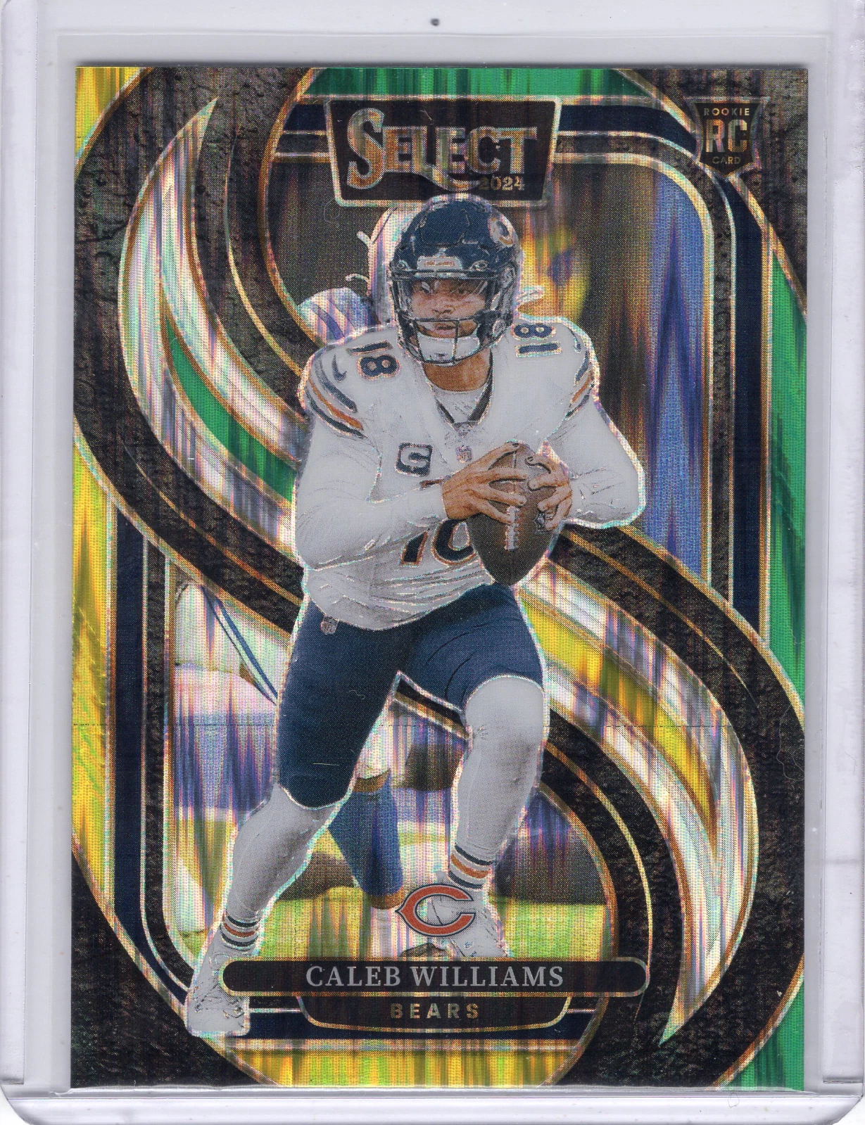 Caleb Williams Panini Select Snapshots #14 Green Prizm