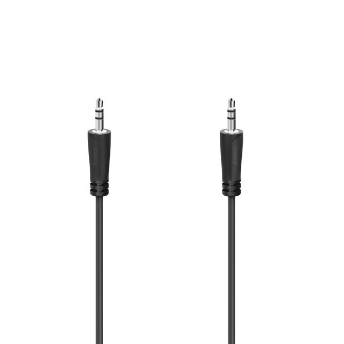 Hama Audio Cable 3.5mm Jack Plug - 3.5mm Jack Plug Stereo 1.5m Black