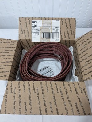 3M Abrasive Belt: 1/2'' Wide, 24'' OAL, Aluminum Oxide Box of 20 7000045943