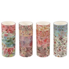 16 Rollen Sammelalbum Klebeband Deko Washi Retro Blumen Klebebänder Basteln