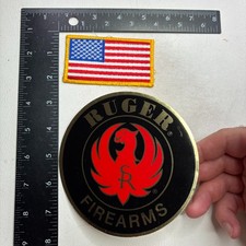 Lot 1 Usa Embroidered Flag 1 Ruger Firearms Gun Rifle Sticker Decal 55aq