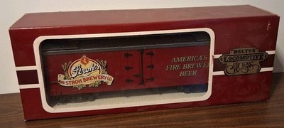 Delton Locomotive Works Stroh's  Refrigerator Train Car 4258 Box  Stroh Brewery