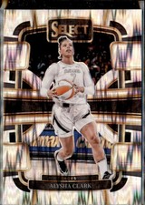 2024 Panini Select WNBA - Concourse Alysha Clark #43 Silver Flash Prizm