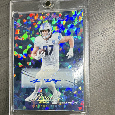 Panini 2024 Prestige Sam LaPorta Xtra Points Platinum Signatures Auto /10 #99