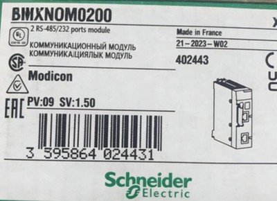 SCHNEIDER MODICON BMXNOM0200 FREE EXPEDITED SHIPPING