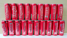 Empty Coca-Cola Zero 330ml Cans Share a Coke Partial Set 2025 Ukraine Set of 19