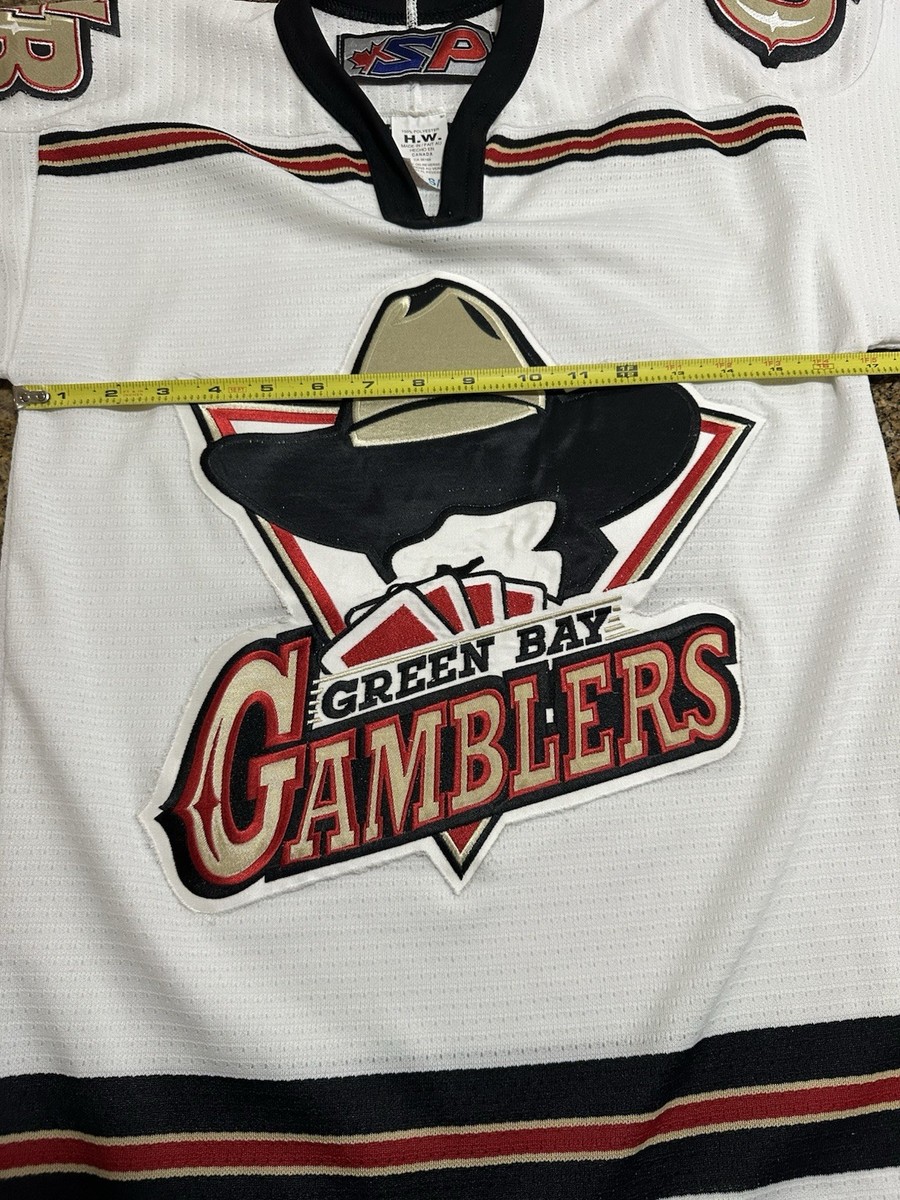 Vintage Green Bay Gamblers USHL 1990s Hockey Sports Youth S/M