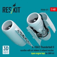 A-10A/C Thunderbolt Ii Nacelles With Air Intakes & Exhaust/1:48