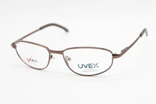 NEW UVEX SW02 A08 CS02 DARK BROWN AUTHENTIC DESIGNER EYEGLASSES 54-17