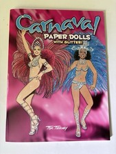 2009 Carnaval Paper Dolls with Glitter - Tom Tierney - Uncut