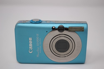 #ad Canon PowerShot Digital ELPH SD1200 IS Camera Blue Parts Repair BLURRY Lens $69.97