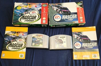 NASCAR 2000 and NASCAR 1999 Complete  CIB / TESTED Lot 