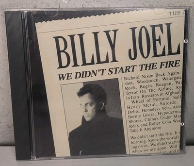 Billy Joel We Didn't Start The Fire 1989 CBS Single Promo CD B240