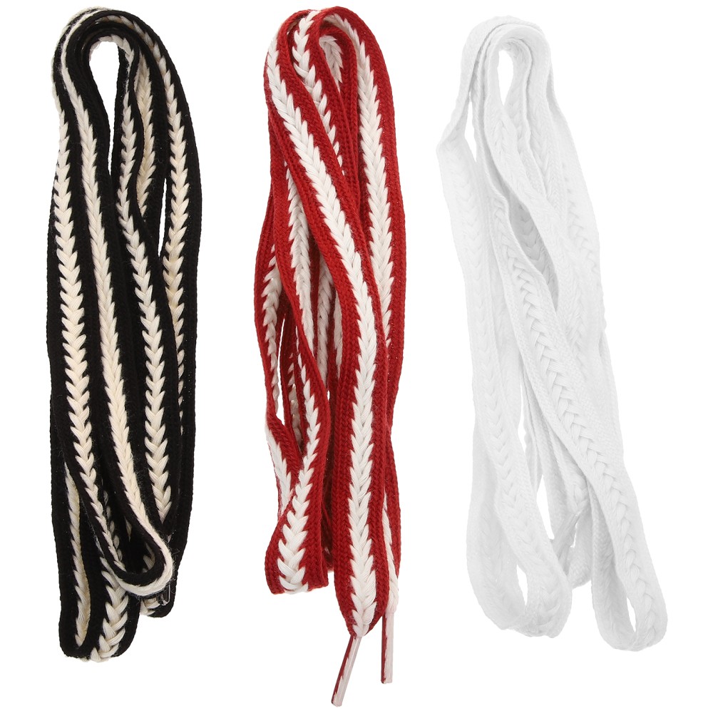 APL 3 paia di lacci intrecciati in twill lacci di ricambio per scarpe sportive