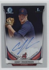 2014 Bowman Chrome Prospect Auto Cody Anderson #BCAP-CA Auto 5w7