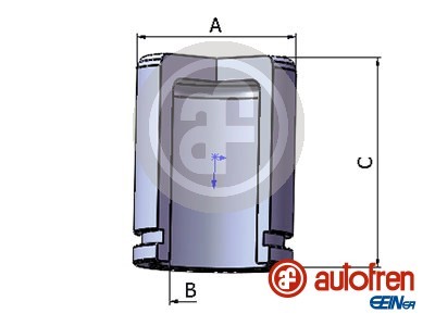 Front AUTOFREN SEINSA D025316 Piston, brake caliper for MAZDA