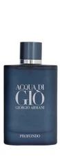 Acqua Di Gio Profondo by Giorgio Armani 4.2 oz Parfum Cologne for Men -NewW/OBox