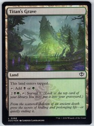 Titan's Grave #266 Secrets of Strixhaven Foil