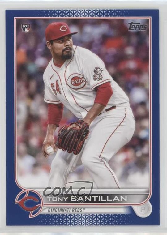2022 Topps Series 1 Royal Blue Antonio Santillan Tony #111 Rookie RC 1if9
