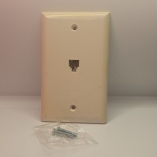 CHINA Wall Plate RJ-11 Telephone Jack 1:1 Connection with Screws