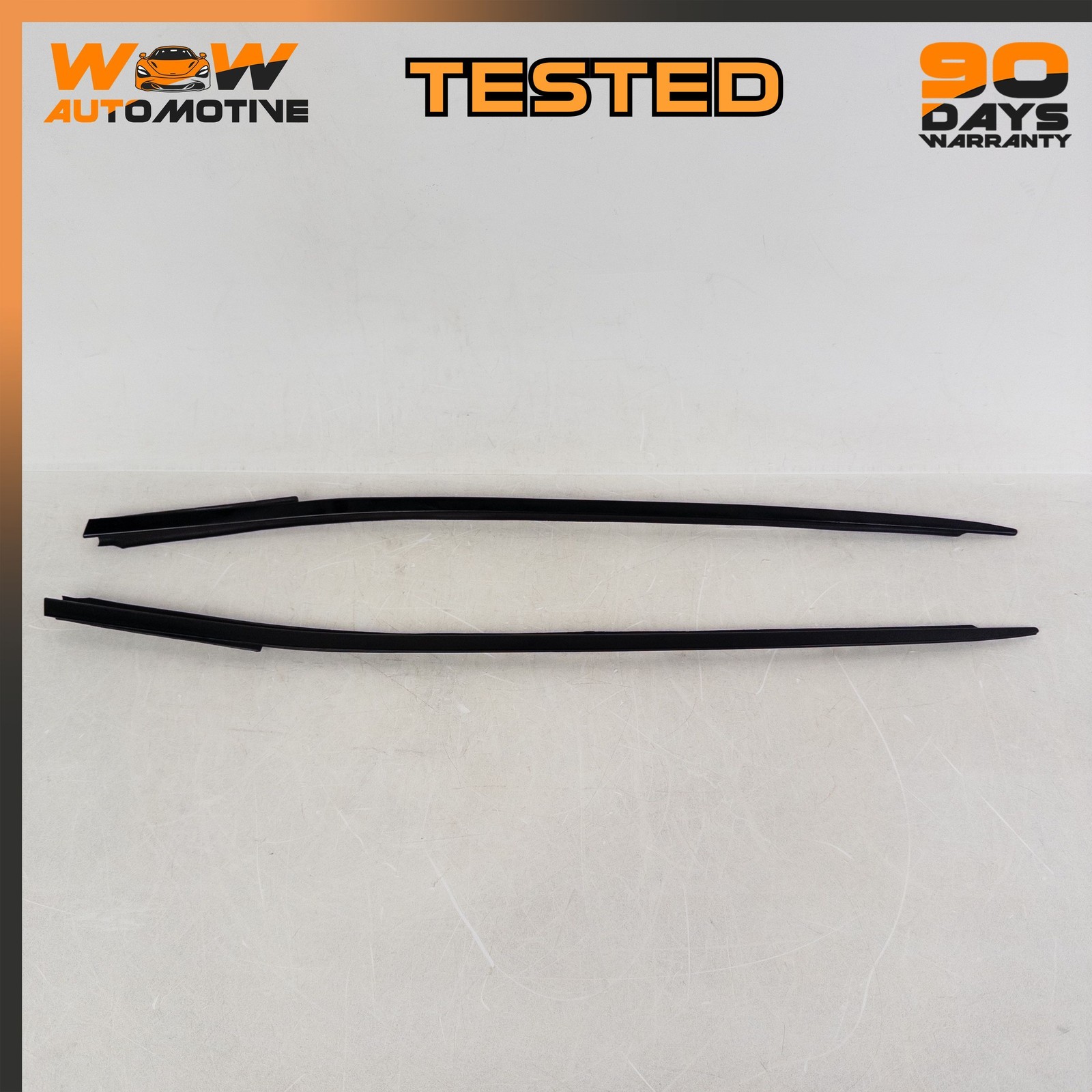 07-18 BENTLEY CONTINENTAL GTS WINDSHIELD LEFT RIGHT A PILLAR REVEAL MOLDING OEM
