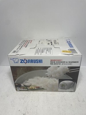 Zojirushi 5-1/2-Cup (Uncooked) Neuro Fuzzy Rice Cooker and Warmer Ns-ZCC10