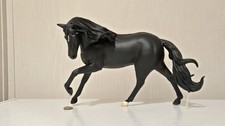 Custom Painted Artist Resin Horse Buhonero Black Stallion Traditional Size