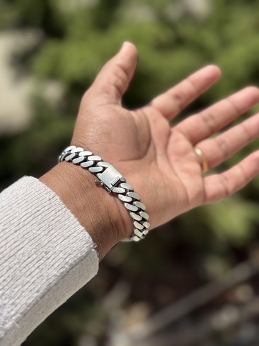 Armband 925 Sterling Silber schwarz matt lackiert - Bild 7 von 11
