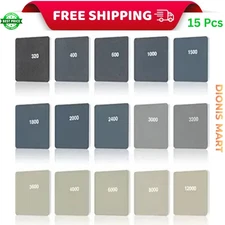 2 x 2 Inch Sanding Pads Micro Mesh Padded Sanding Pads Polishing Soft Mess Pen