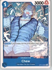 Chew OP14-050 Uncommon The Azure Sea's Seven One Piece