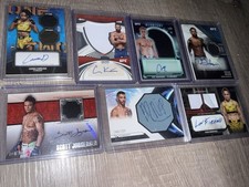 Topps UFC Patch Autographed Card Lot (7) *swipe for more*