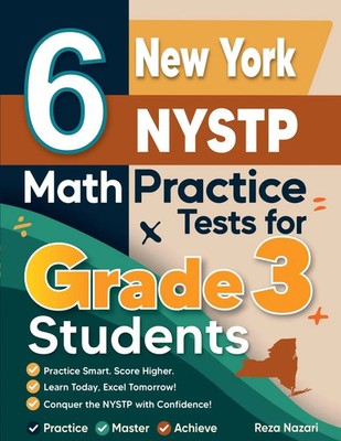 Reza Nazari | 6 New York NYSTP Math Practice Tests for Grade 3 Students | Buch