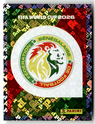 Panini 2026 World Cup Amerika WM Sticker No. SEN 1 Senegal Wappen Logo
