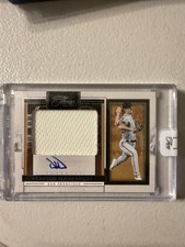 CARSON WHISENHUNT 2024 PANINI THREE AND TWO PROSPECT PATCH AUTO /99 Q0311