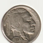 1937 US Indian Head Buffalo Nickel FULL DATE Rare 89 Year Old Collection Coin