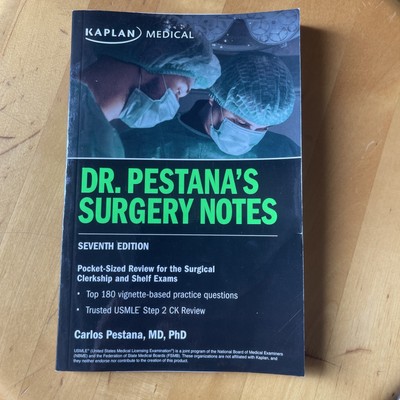 Dr. Pestana's Surgery Notes, - Paperback, by Pestana Dr. Carlos - Very Good