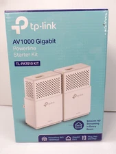 TP-LINK TL-PA7010 Gigabit Powerline Starter Kit: 2 Adapters, 2 Ethernet Cables
