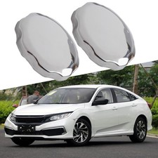 Chrome Fuel Tank Cap Set for Honda Engines Fitment for Multiple Models