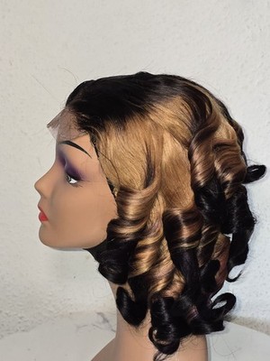 5x5 Human Hair Wig Bouncy