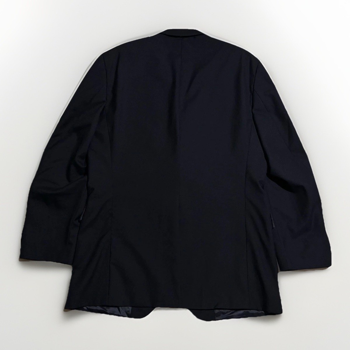 Vintage Ralph Lauren Blue Label Navy Wool Blazer 44R Brass Buttons